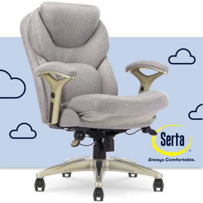 Serta Claremont Ergonomic Executive Office Chair with Back in Motion Technology and Lumbar Support