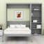 Lit escamotable mural avec tablettes Murphy-1310800619