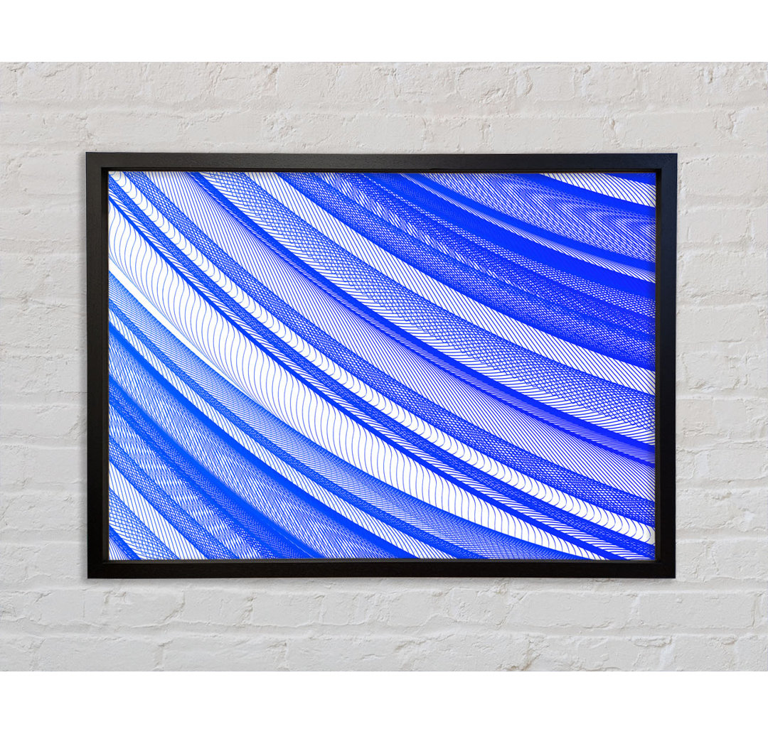 Gerahmtes Wandbild Ice Waves