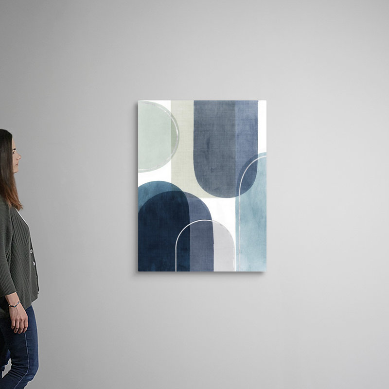 " Framed Move I ", Wrapped Canvas, 40" H x 30" W x 1.25" D