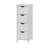 White Bathroom Storage Cabinet, Freestanding Cabinet With Drawers