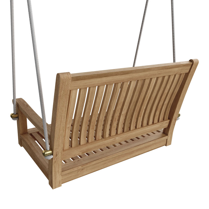 Natural Teak 36" Outdoor Swing Bench