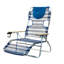 Chaise de plage inclinable avec coussin