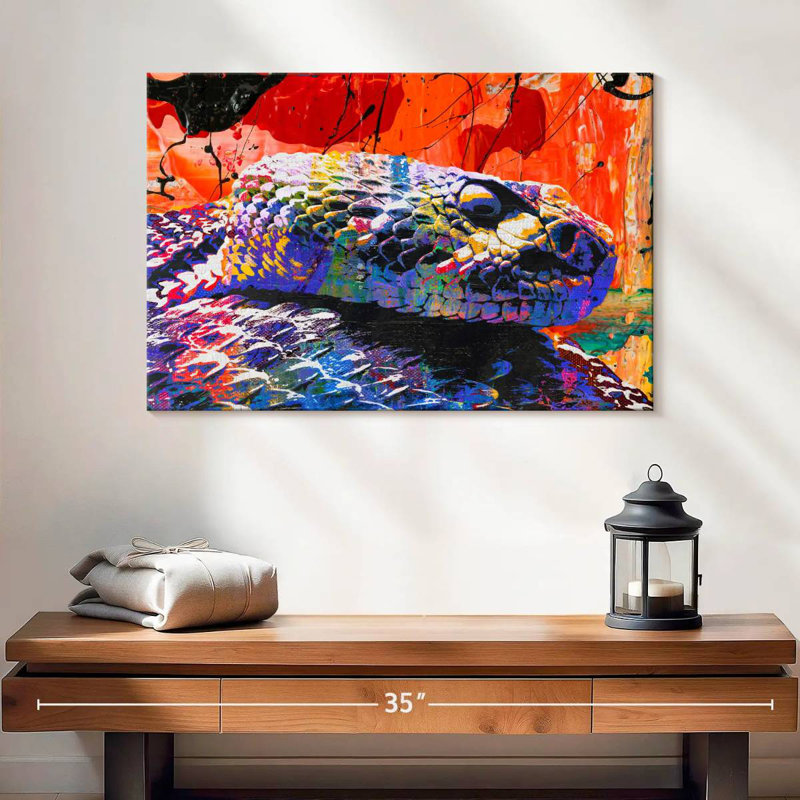 Brampt Western Diamondback, 16" H x 24" W