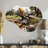 Green Bridge Rustic Charm An - Cloud Shape Large Bridges 3D Wall Clock-106025905