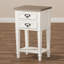 Table de chevet 2 tiroirs Bitsy