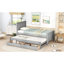 Lit simple gris avec rangement pour lit gigogne et tiroir-1960916702