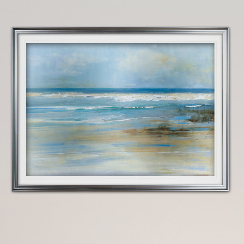 Océan breeze, Cadre argenté, H 28 po x l 38 po x P 1,5 po