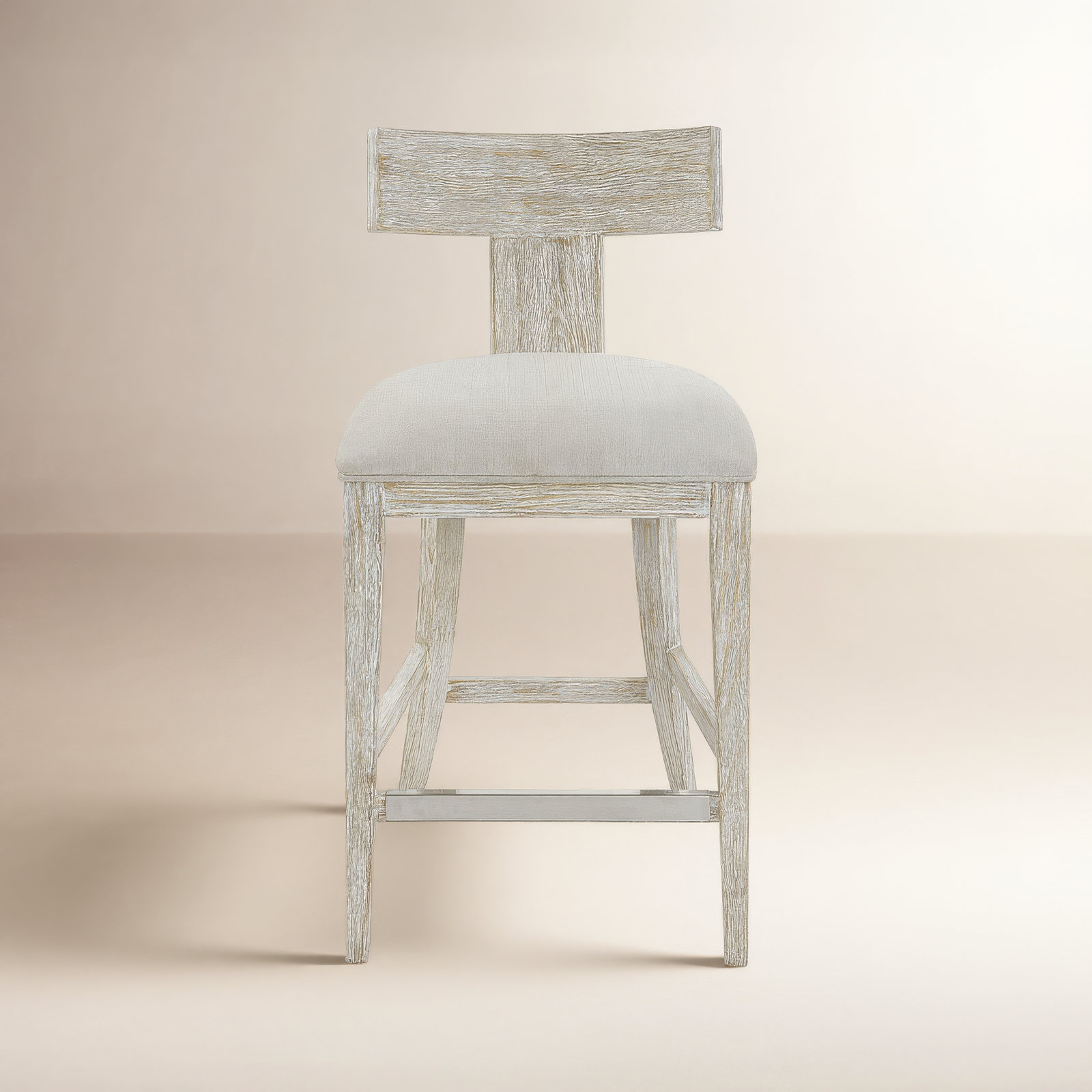 Yasmina 26" Bar Stool, White
