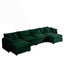 Canapé modulaire rembourré 4 places avec 2 repose-pieds Cloud - Like Comfy-1360330595
