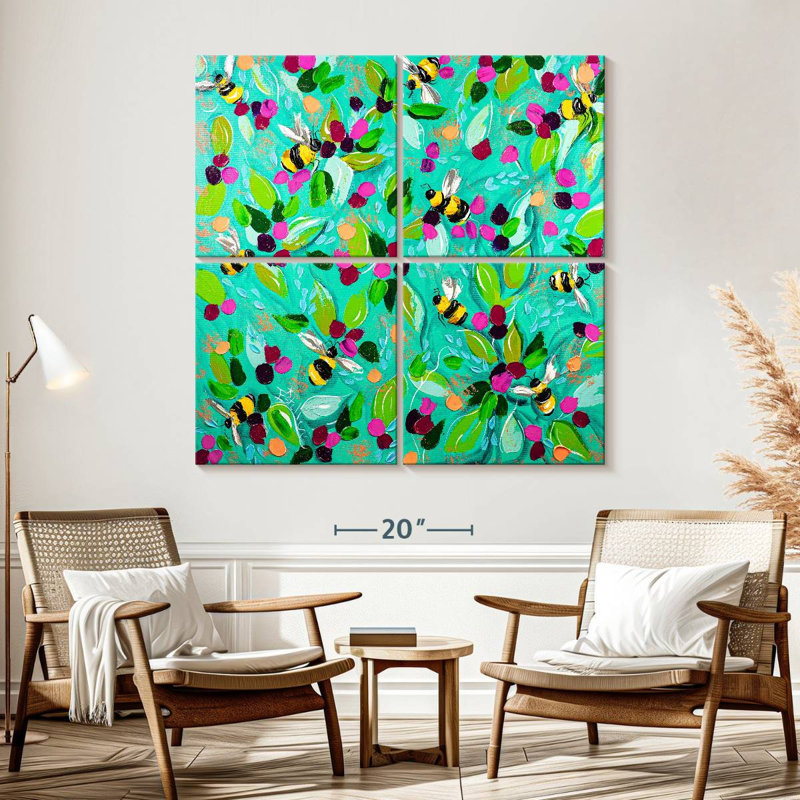 Brampt Bee Humble And Kind, 57" H x 57" W
