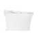 One Piece Unplugged Tankless Auto Flush Toilet, Battery-Operated (Batteries not included)