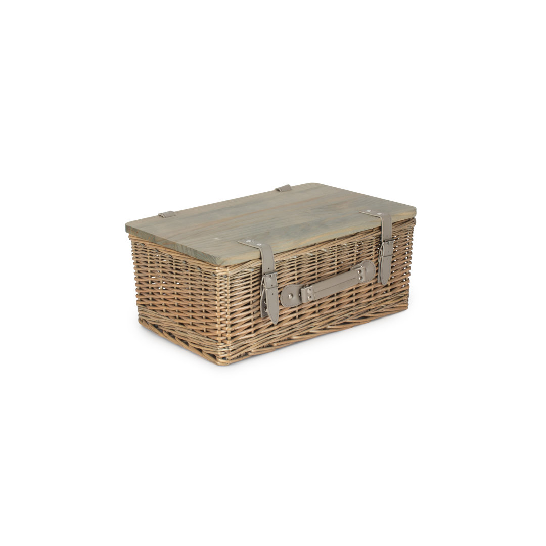 Wicker Gift or Storage Hamper Basket with Lid