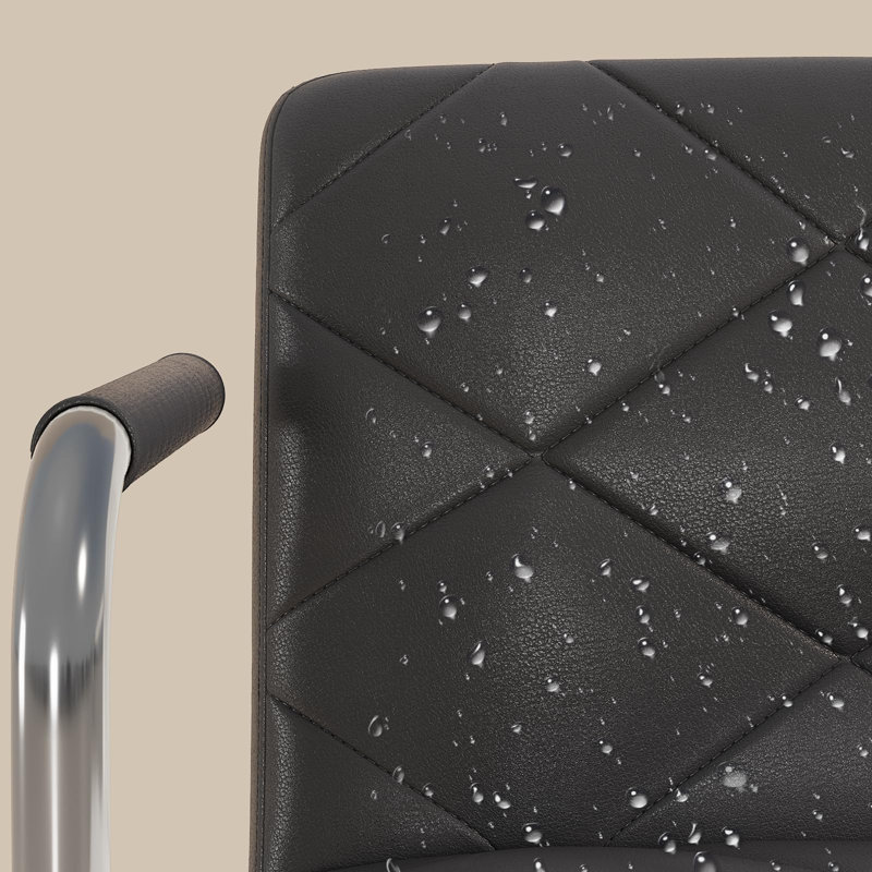 Tabouret pivotant à dossiers réglables Dossena, Noir, 4