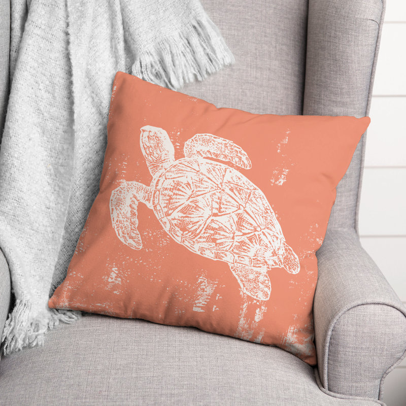  Housse et insert de coussin carré Stamp Stamp, Orange