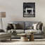 Art mural antique sur toile flottante encadrée, design par Dan Katz-876552536-876552537