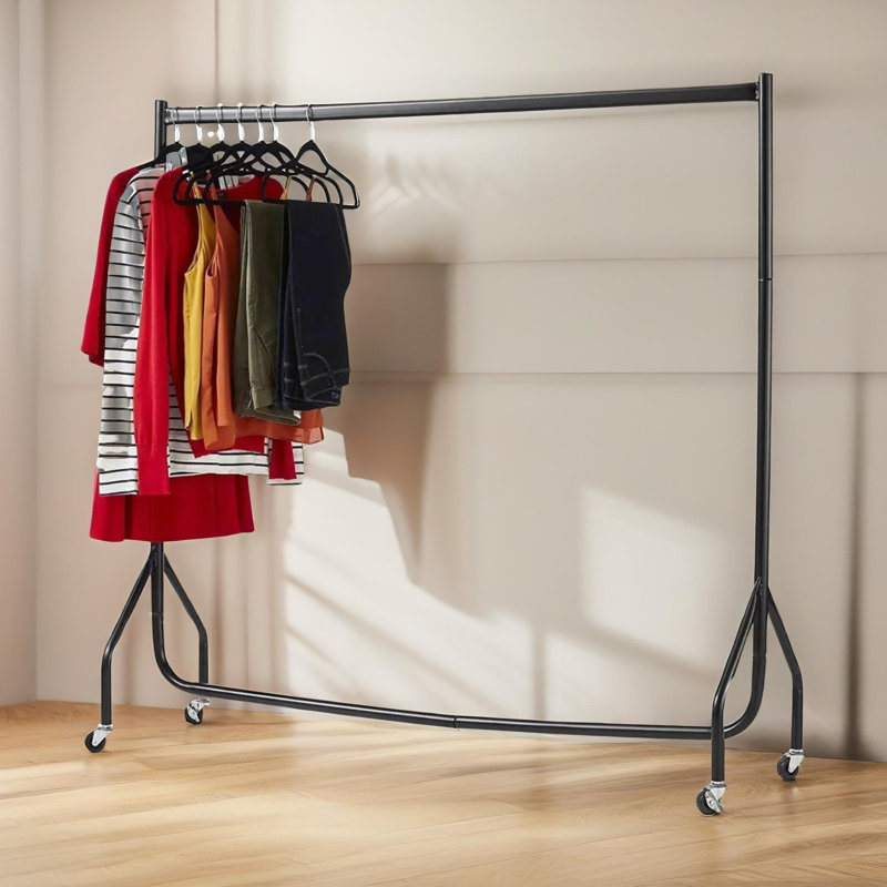183cm Rolling Clothing Rack