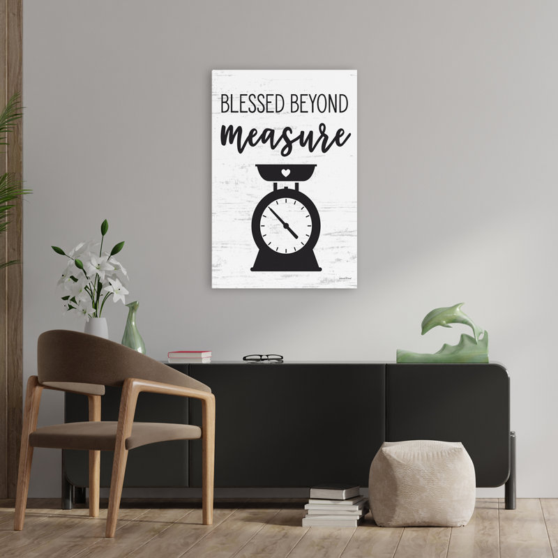 «Blessed Beyond Mesure - Modern Farmhouse, H 24 po x l 36 po