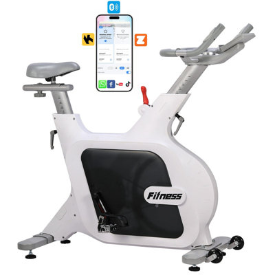 Low Noise Magnetic Exercise Bike – 32-Level Stationary Bike with 300 lb Capacity & LCD Display