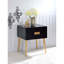 Table de bout Denvor, finition noire et or-775582225