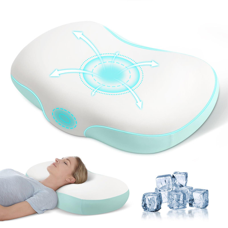 Memory Foam Cloud Pillow for Neck & Shoulder Pain Relief, Orthopedic Support for All Sleepers