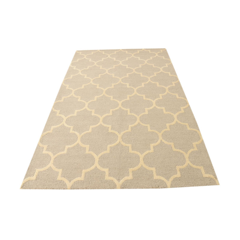 Tapis gris clair 5 x 8 Powley