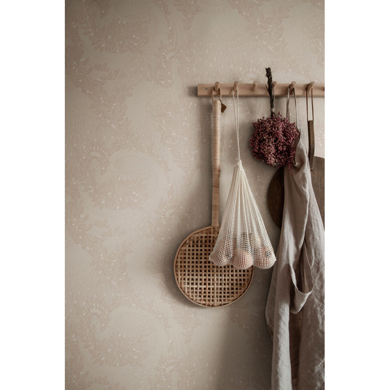 Jordnara Floral Wallpaper Roll, Blush