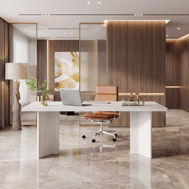 Bureau d'ordinateur Ragusa, Blanc