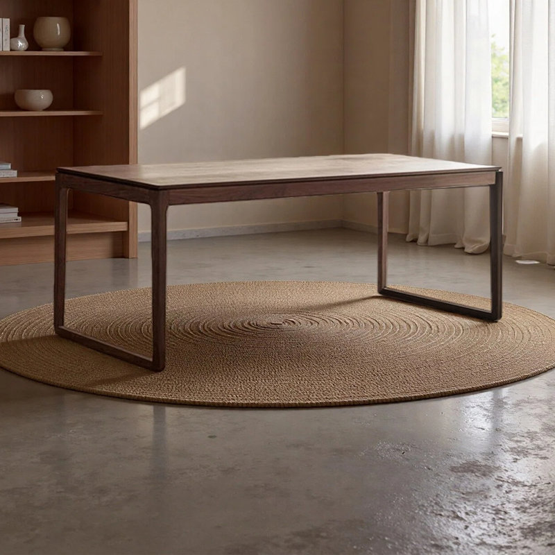 Bureau minimaliste moderne, H 29,53 po x l 62,99 po x P 25,59 po