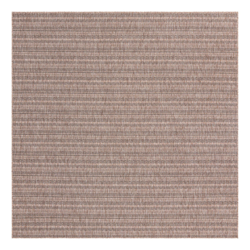 Hewitt Striped Indoor / Outdoor Rug, Square 10'