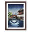 Wisteria & Half Moon Bridge at Kameido by Tsuchiya Koitsu - Picture Frame Painting Print-55641891-55641887