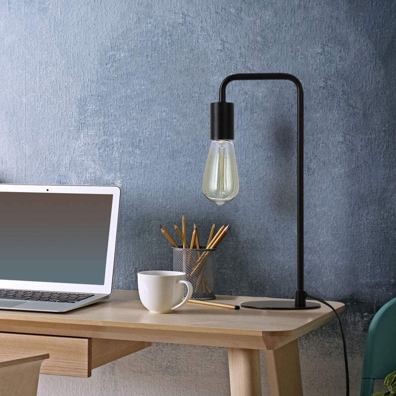 Lampe de bureau 15,9 po, Noir
