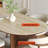 Retro Oval Dining Table with Rock Board-107548687