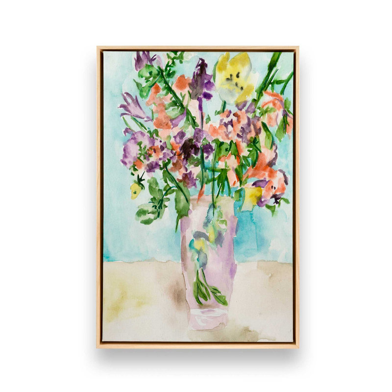 «Petals Unraveled II» par Melissa Wang, reproduction d'art, H 48 po x l 36 po, Tanné