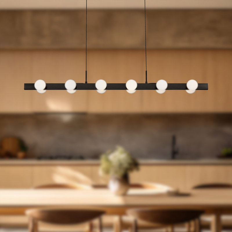 Rezz 6 - Light LED Pendant, Black