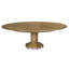 Round Mahogany Wood Dining Table