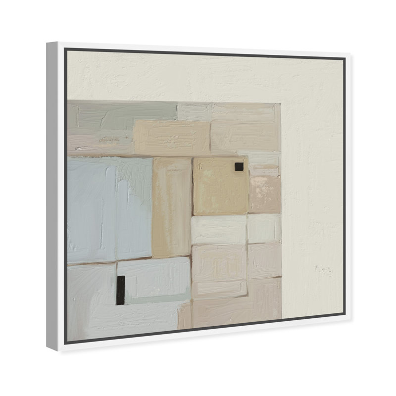 Softness Print by Oliver Gal, 21"H x 21"W, White Floater Frame