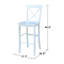 Tabouret de bar en bois massif Guzik-1950728123-1957863561
