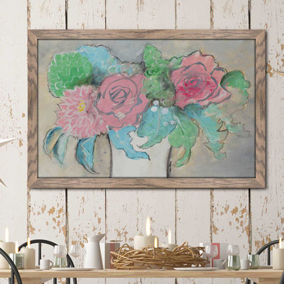 «Delicate Treasure I», reproduction de peinture acrylique