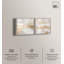 «Golden Luxe Room Room», ensemble de 2 impressions sur toile par -388470348-388470341-388470342