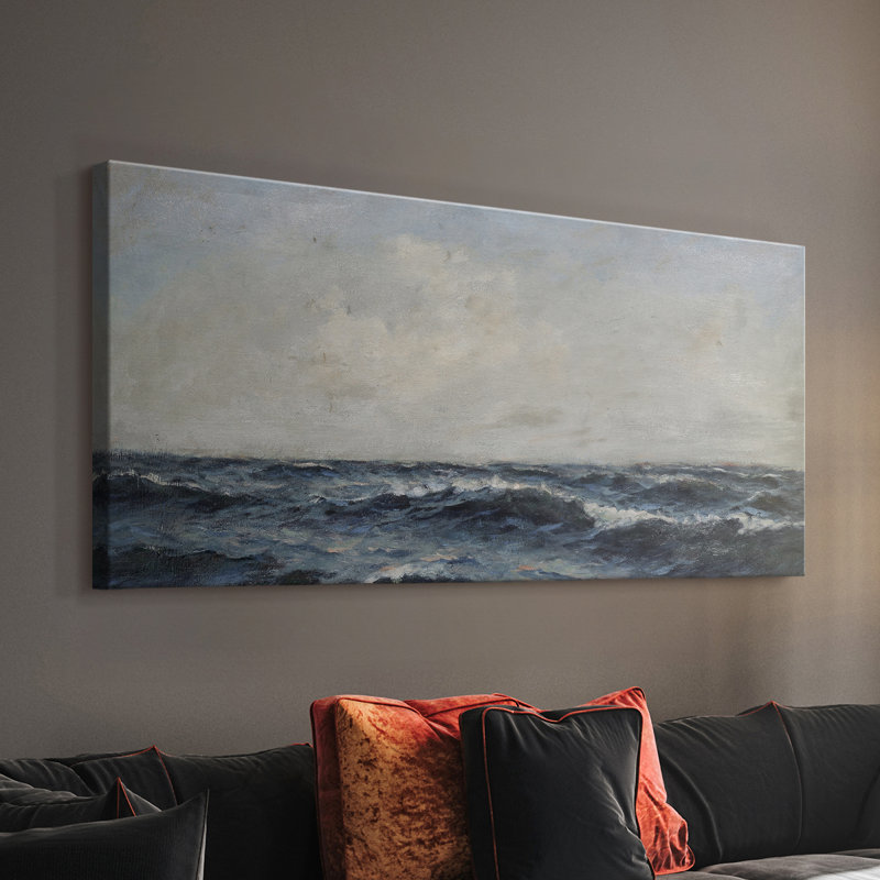Série paysage - CM XXXI - Toile tendue avec châssis - Prêt à accrocher, H 16 po x l 32 po