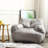 Faux Leather Bean Bag Sofa