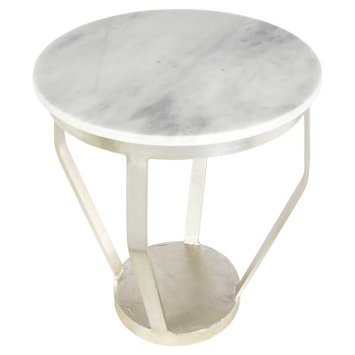 Toronto Stone Floor Shelf End Table
