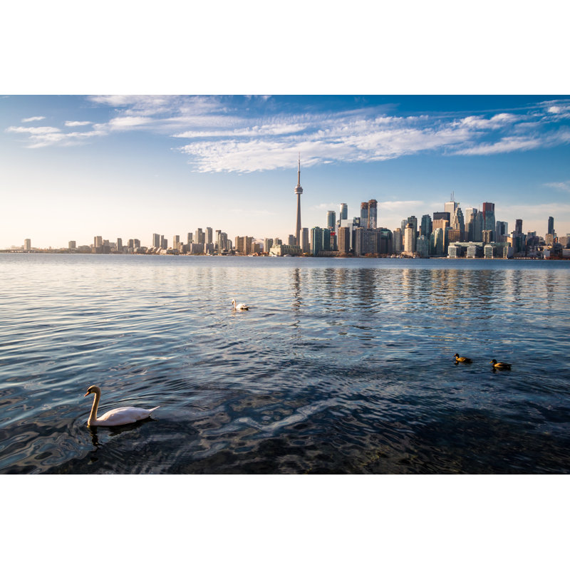 Toronto Skyline 1 Piece Wrapped Canvas Wall Art, 81cm H x 122cm W