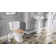 White Stone Courtez 936mm L x 500mm W White Ceramic Rectangular Sink with Overflow