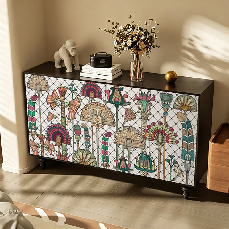 Independent multifunction art sideboard cabinet