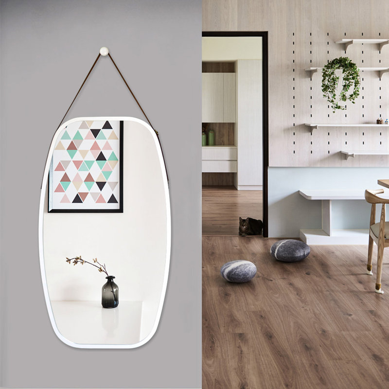 Miroir mural Jeffrey, Blanc