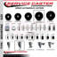 Ensemble de roulettes Phénoliques pivotantes à tige extensible de 1-3 / 8 pouces 2 freins SCC