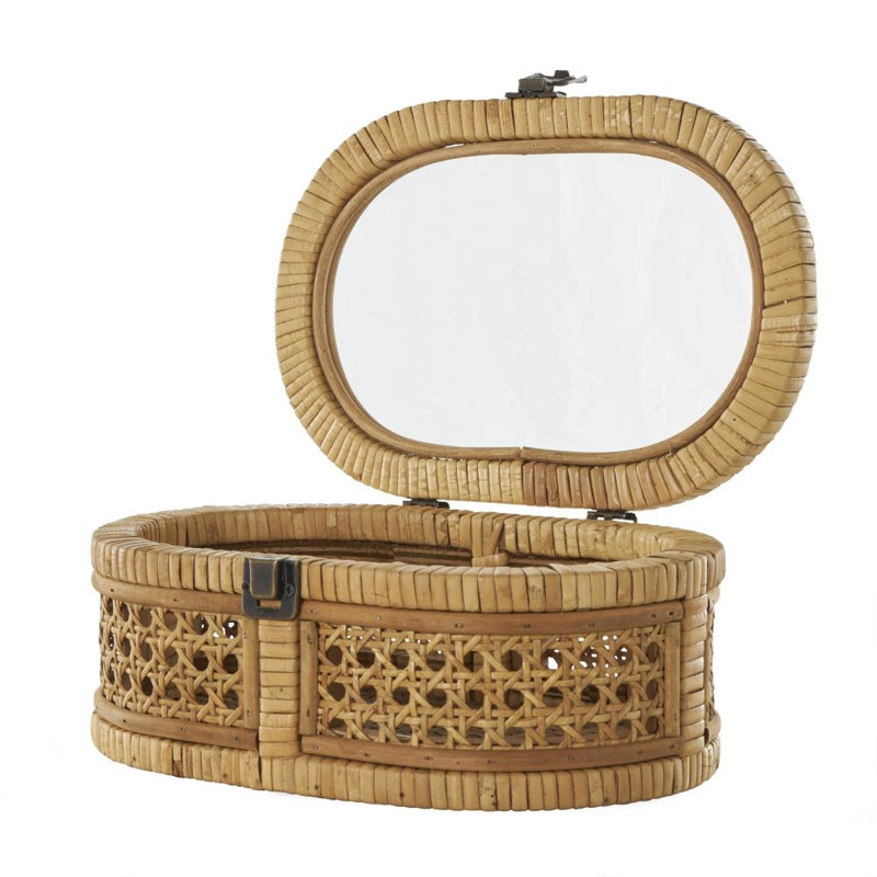 Ensemble de 2 boîtes décoratives en bois Dales