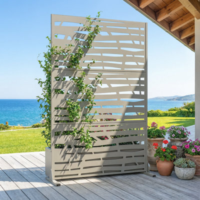 Jungle 72 x 47 Inch Metal Outdoor Privacy Screens